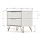 Manhattan Comfort Rockefeller 2.0 Nightstand, Off White 102GMC8 - alternate 6